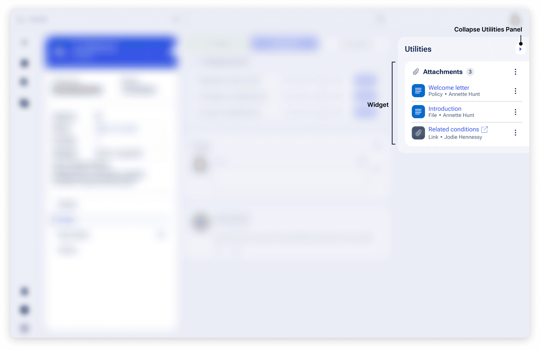 Case Utility panel breakdown